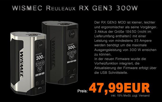 WISMEC Reuleaux RX GEN3 300W WISMEC Reuleaux RX GEN3 300W