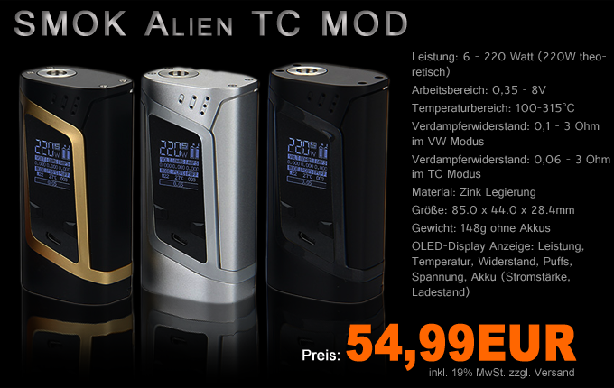 Smok Alien 220W Mod Smok Alien 220W Mod