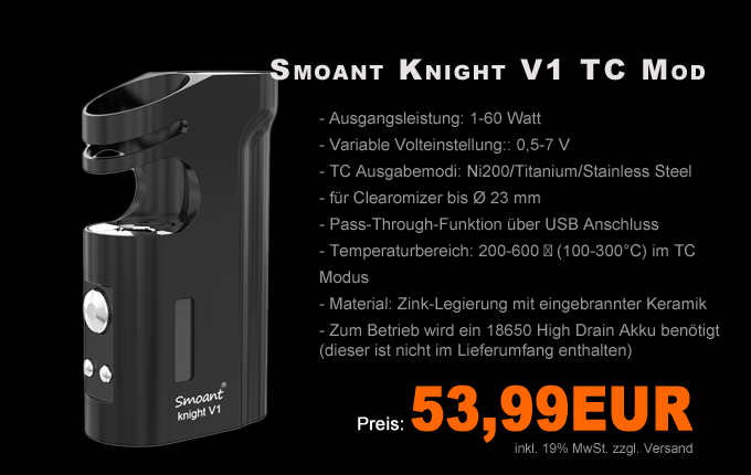 Smoant Knight V1 TC Mod Smoant Knight V1 TC Mod